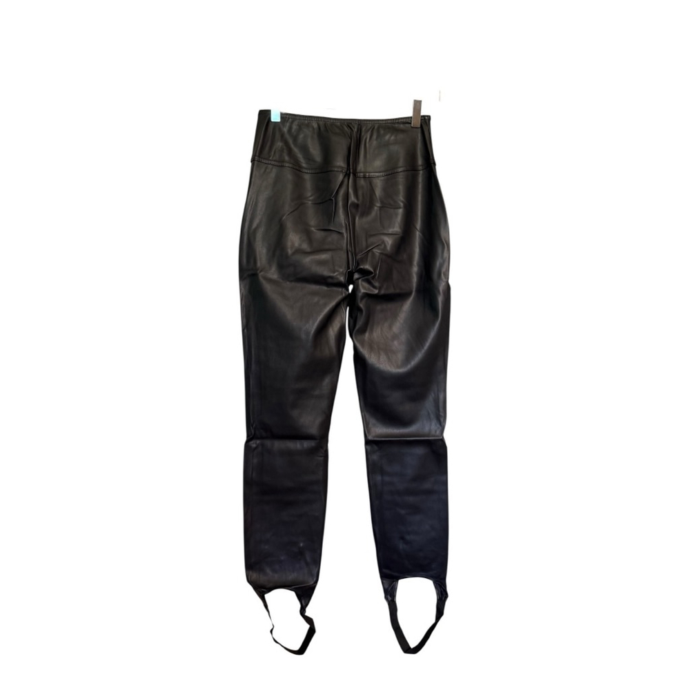 WeWoreWhat Vegan Leather Stirrup Leggings Black Size S NWT - Picture 6 of 16